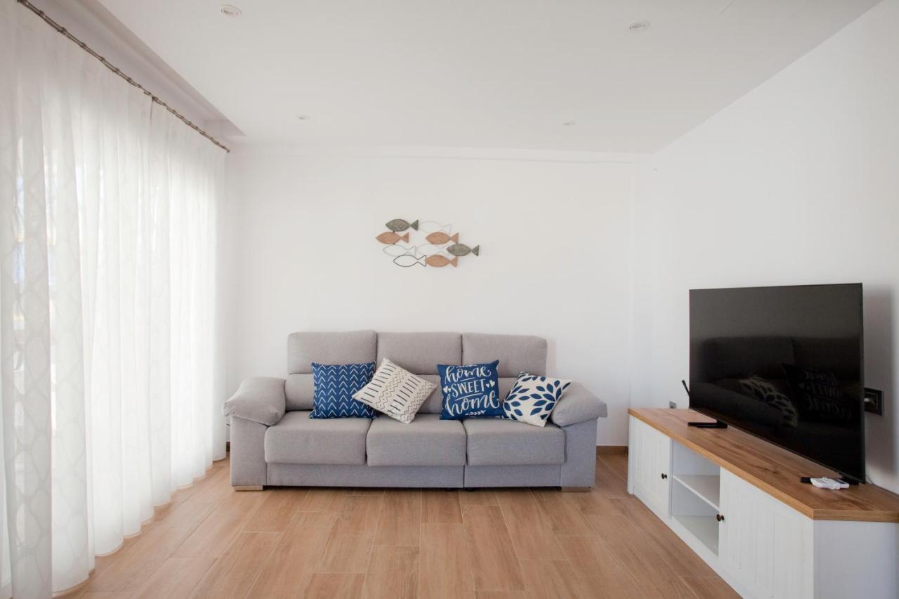 Acogedor Apartamento Junto Al Mar Oliva Exteriör bild